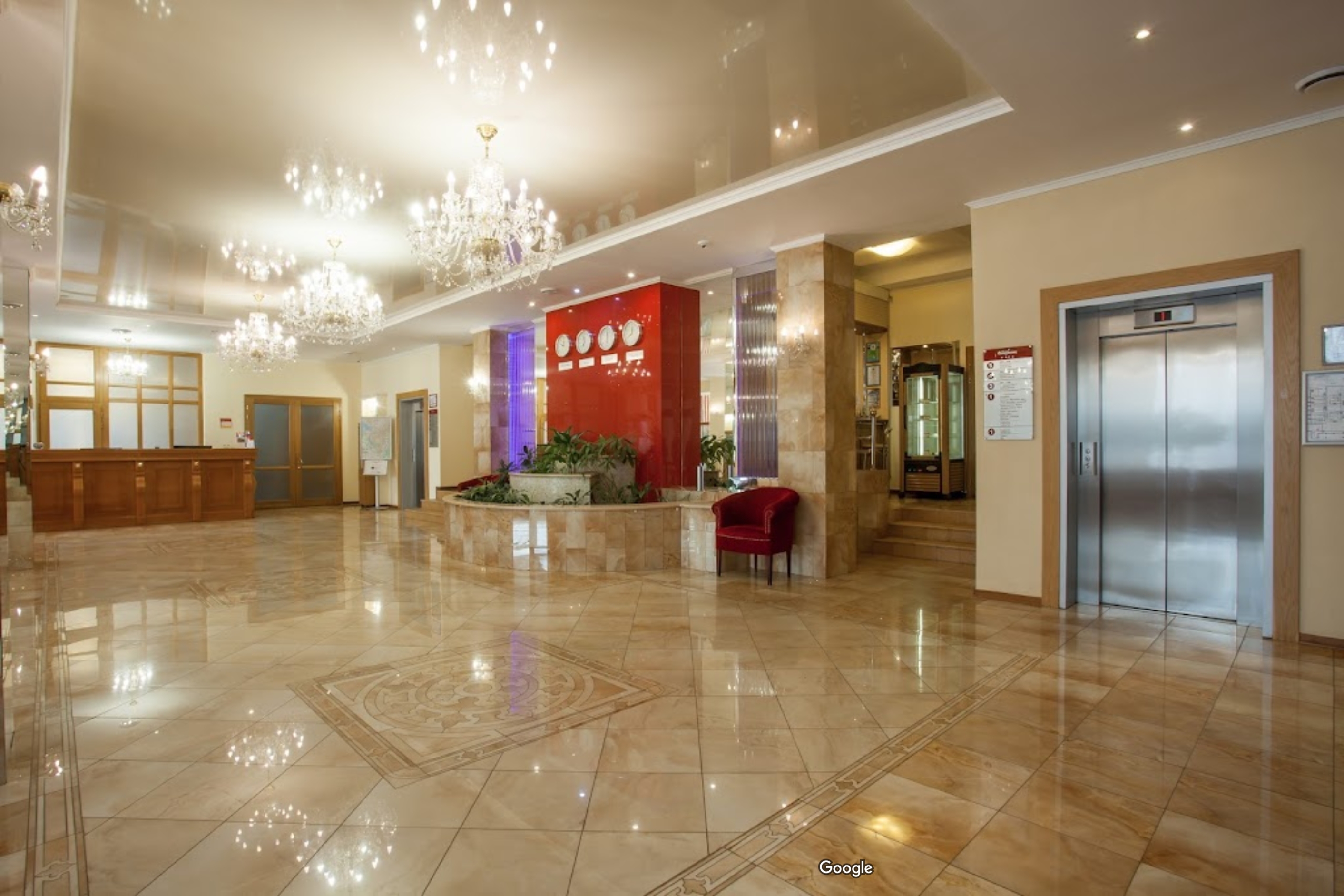 Hotel "Oktyabrskaya" where I stayed in Yekaterinburg, Sverdlovsk Oblast, Russia